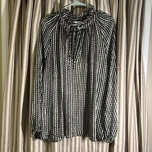 Zig Zag Stripe Business Top